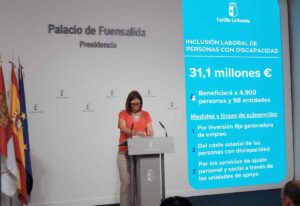 La consejera portavoz del Gobierno de Castilla-La Mancha, Esther Padilla.