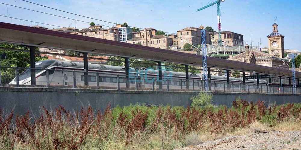 Estación del AVE en Santa Bárbara, en Toledo.
