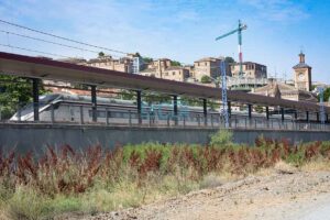 Estación del AVE en Santa Bárbara, en Toledo.