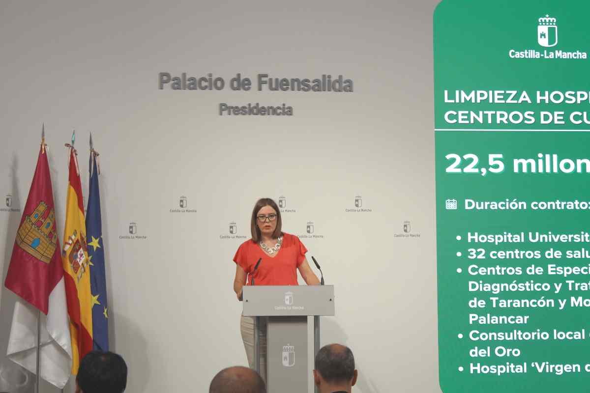 La consejera portavoz del Gobierno de Castilla-La Mancha, Esther Padilla.