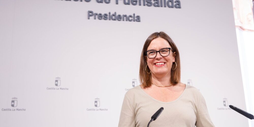 La consejera portavoz del Gobierno de Castilla-La Mancha, Esther Padilla.