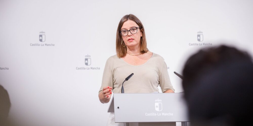 La consejera portavoz del Gobierno de Castilla-La Mancha, Esther Padilla.