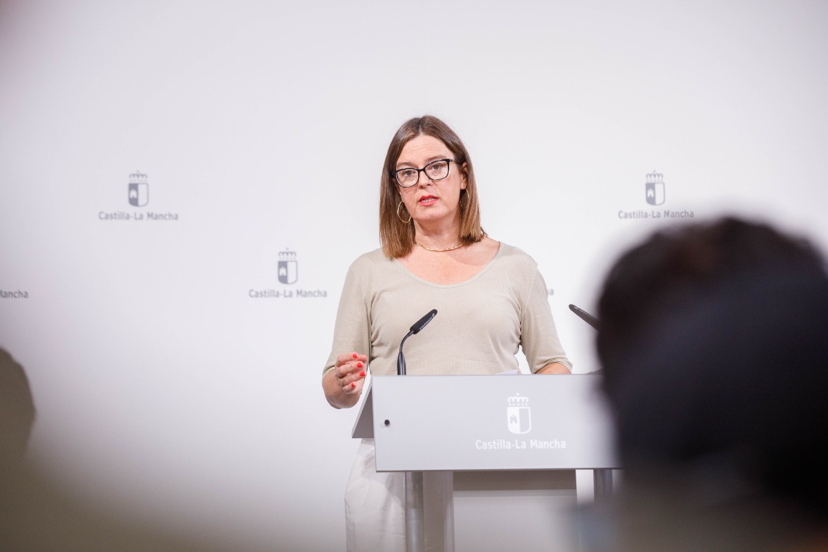 La consejera portavoz del Gobierno de Castilla-La Mancha, Esther Padilla.