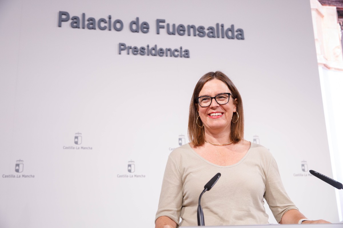 La consejera portavoz del Gobierno de Castilla-La Mancha, Esther Padilla.