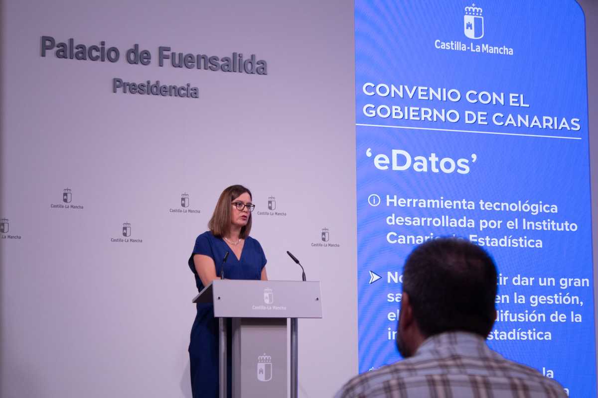 La consejera portavoz del Gobierno de Castilla-La Mancha, Esther Padilla.