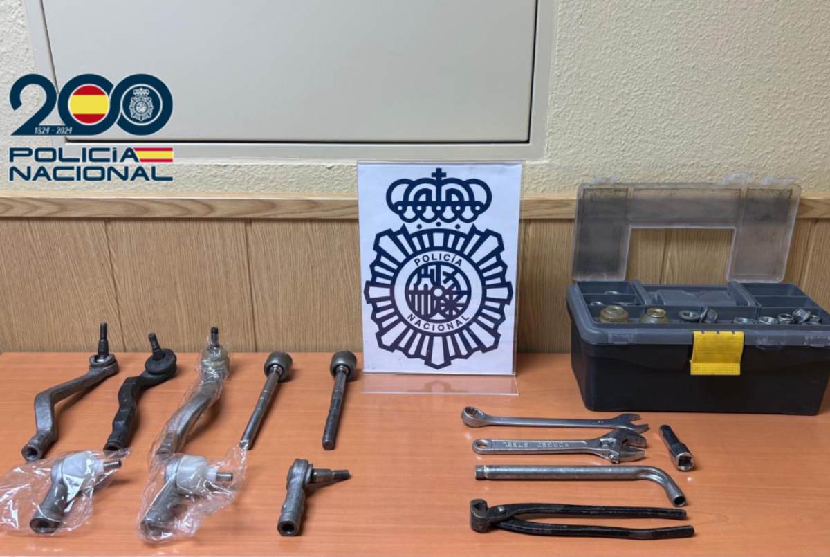 Material incautado Policía Nacional