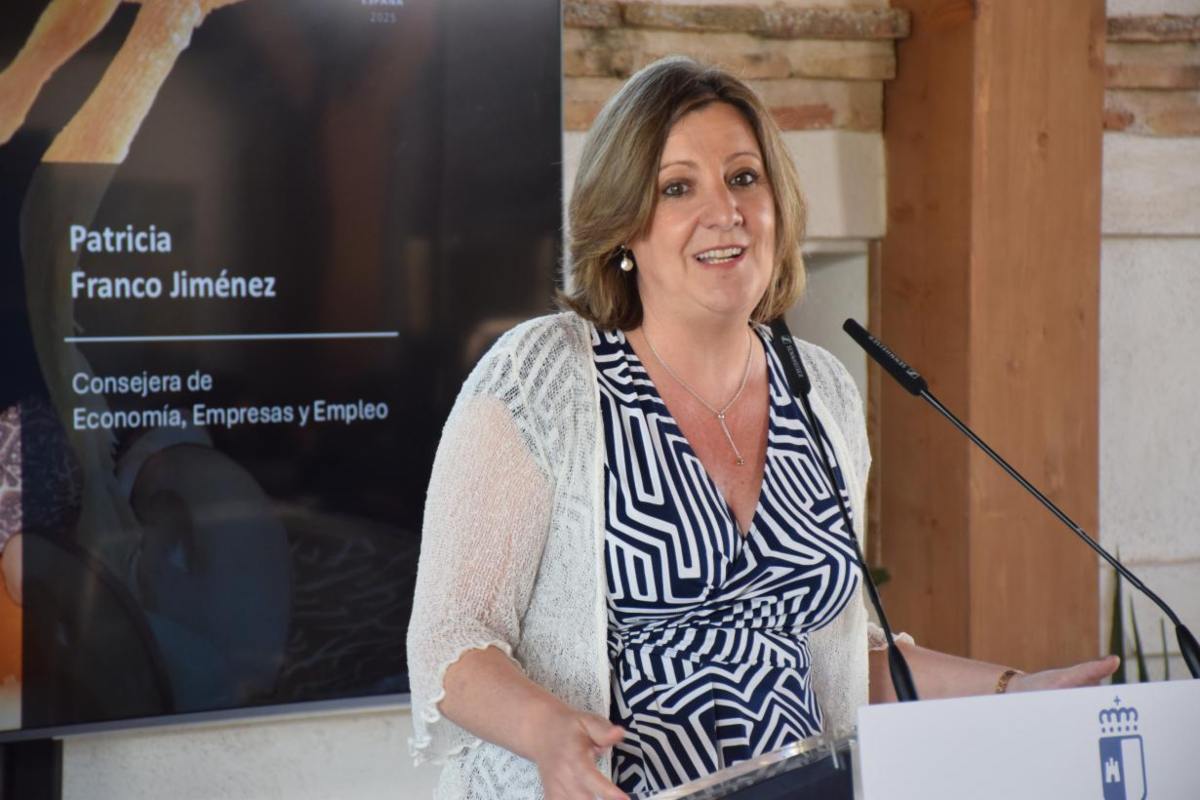 Patricia Franco anunció la campaña ‘Escapada Joven Castilla-La Mancha’.