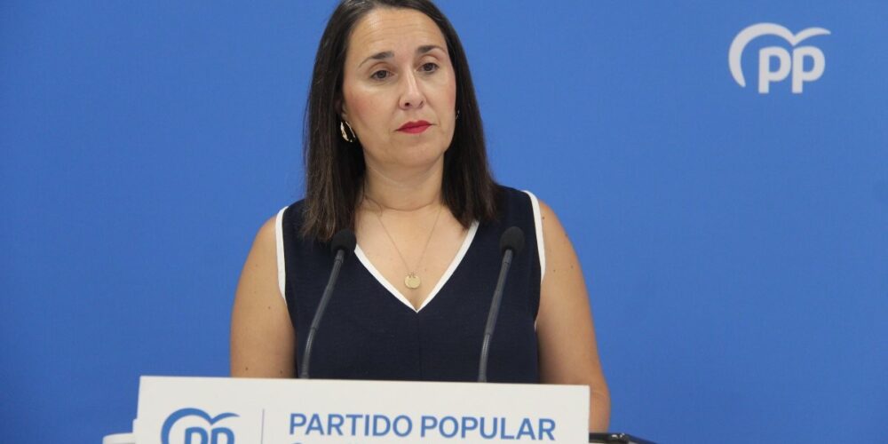 La portavoz del PP regional, Alejandra Hernández.