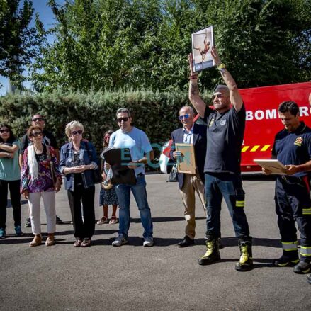 Homanaje de los Bomberos de Toledo a su compañero fallecido Javier