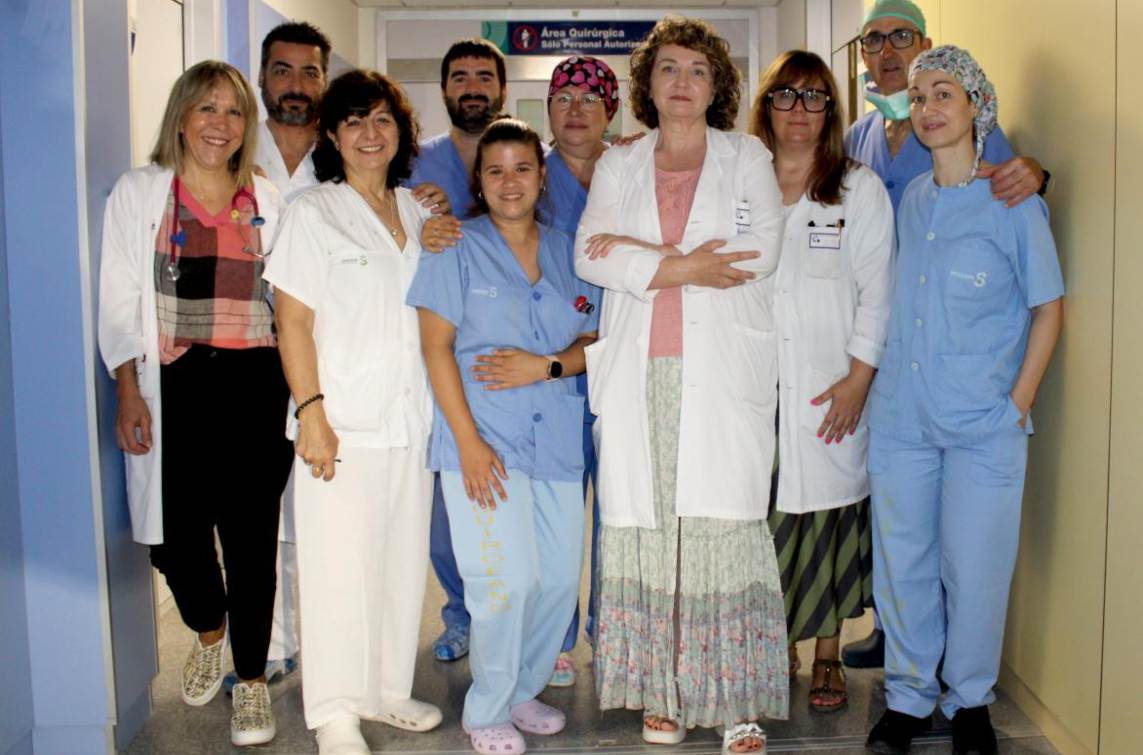 Equipo multidisciplinar que permite la humanización de los partos por cesárea.