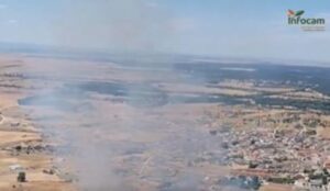 Incendio en Gamonal (Toledo).