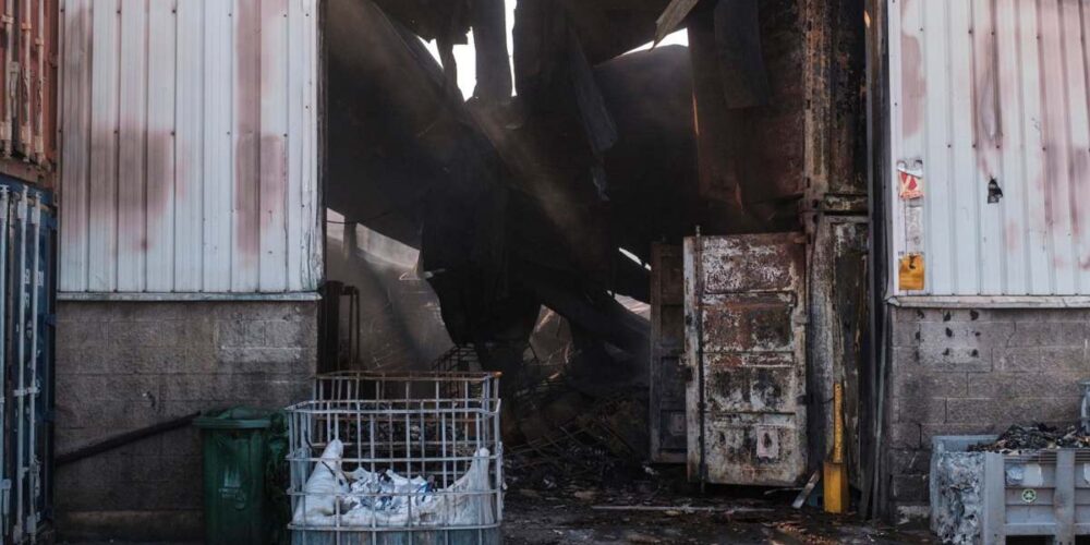 Incendio Baterías Azuqueca Foto: Ayuntamiento Azuqueca