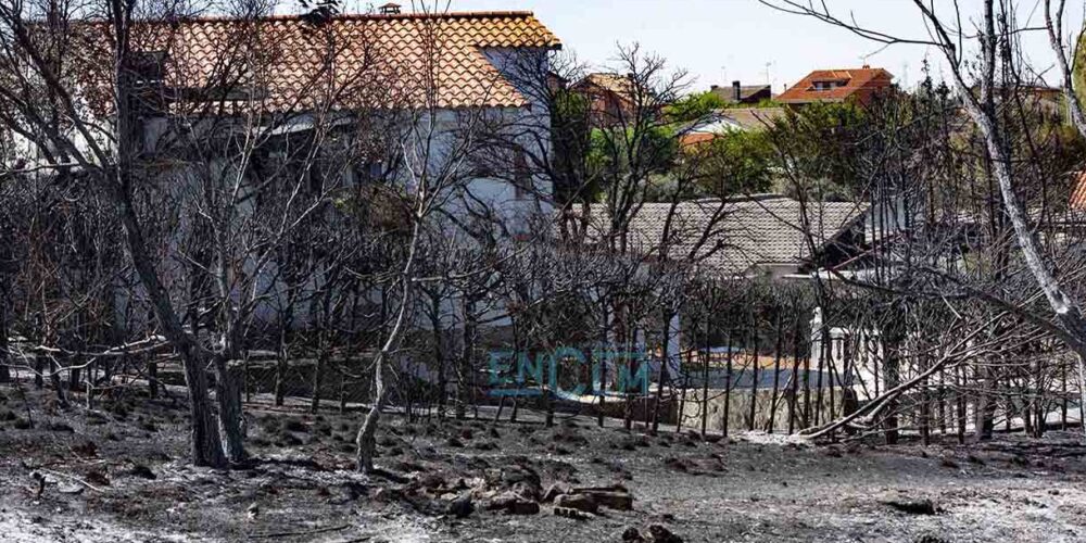 Foto de archivo del incendio de Méntrida (Toledo). Foto: ENCLM/Rebeca Arango