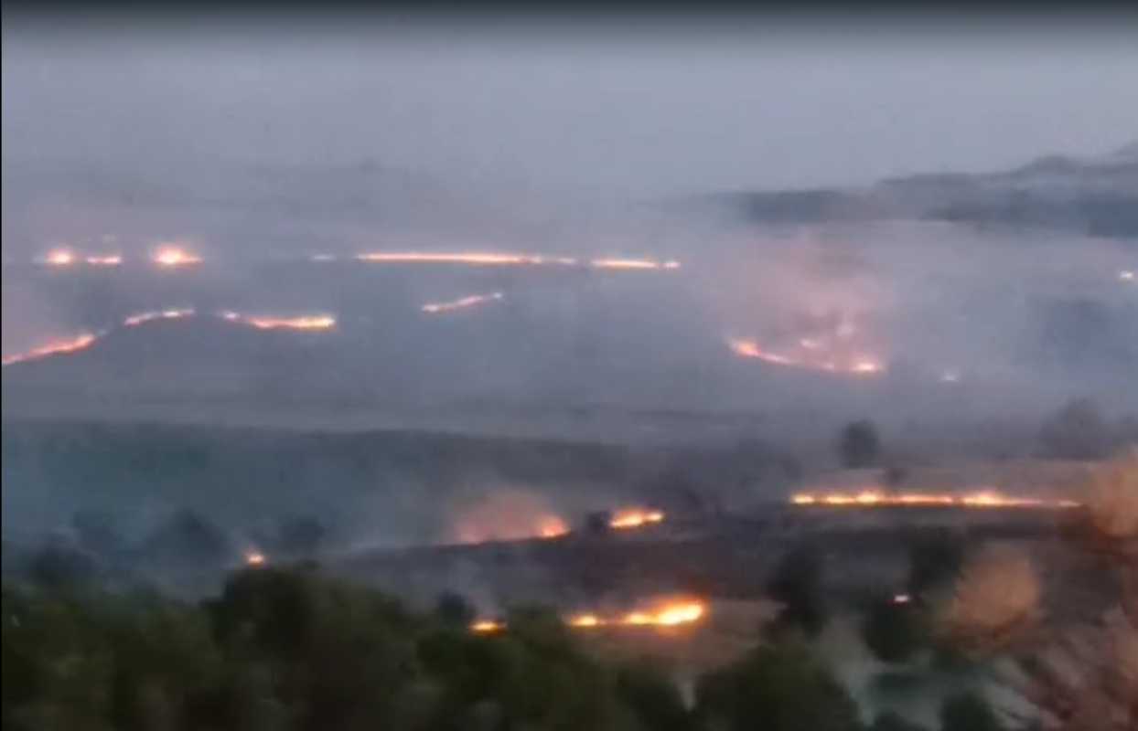 Incendio forestal en Villalba del Rey (Cuenca).
