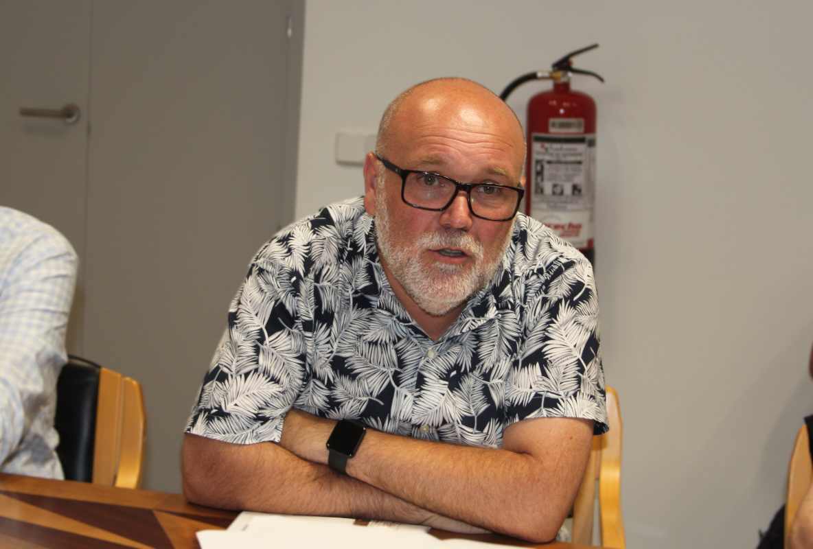 Txema Fernández, portavoz de IU en el Ayuntamiento de Toledo.