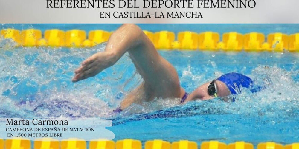 Marta Carmona, nadadora del Club Natación Albacete