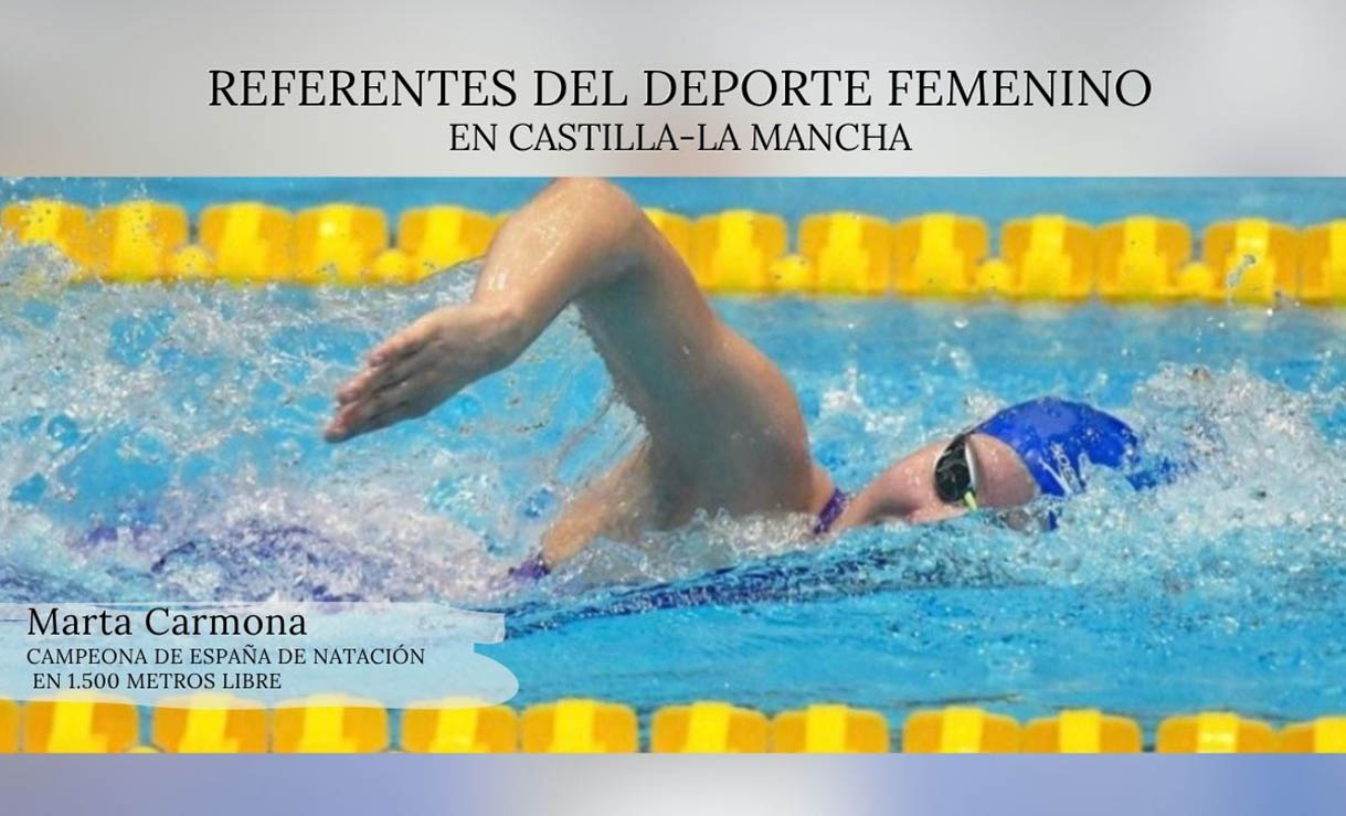 Marta Carmona, nadadora del Club Natación Albacete