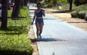 calor, altas temperaturas, gente, verano