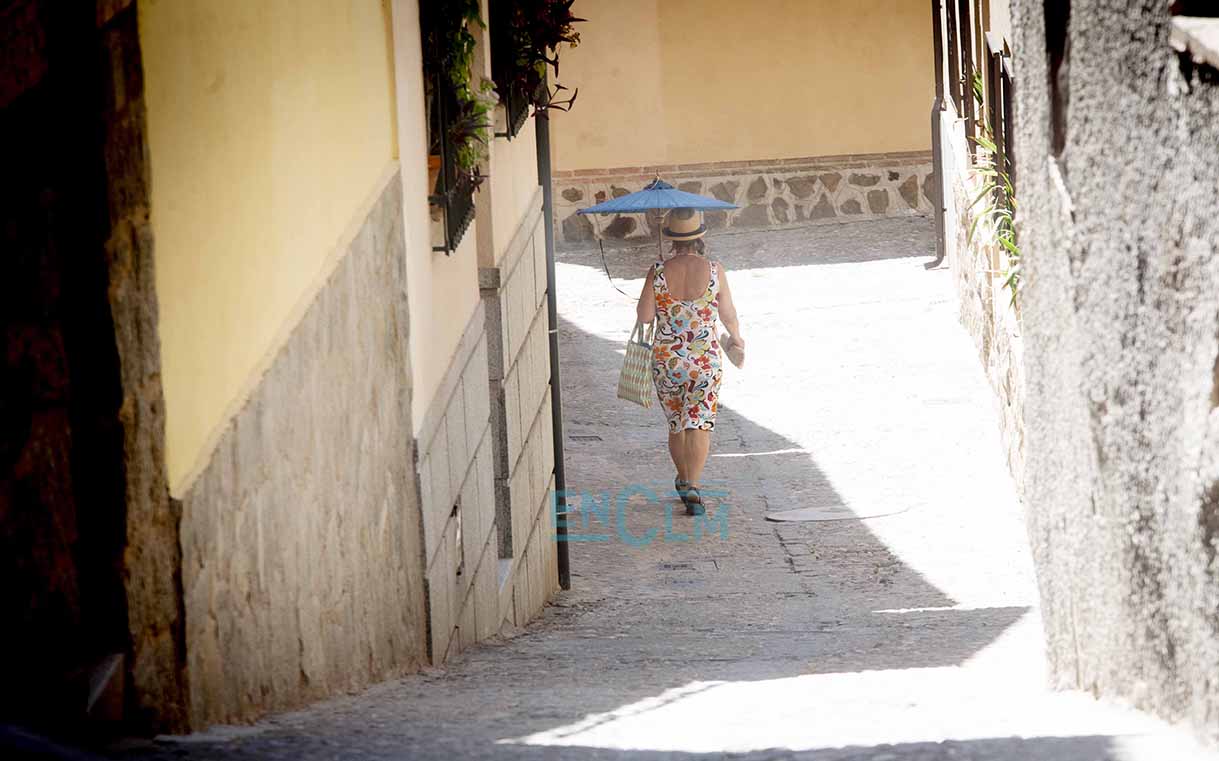 calor, altas temperaturas, gente, verano