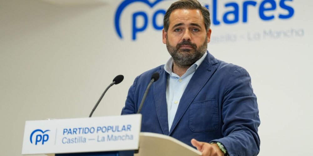 Paco Núñez, en la rueda de prensa que ha dado en Toledo.