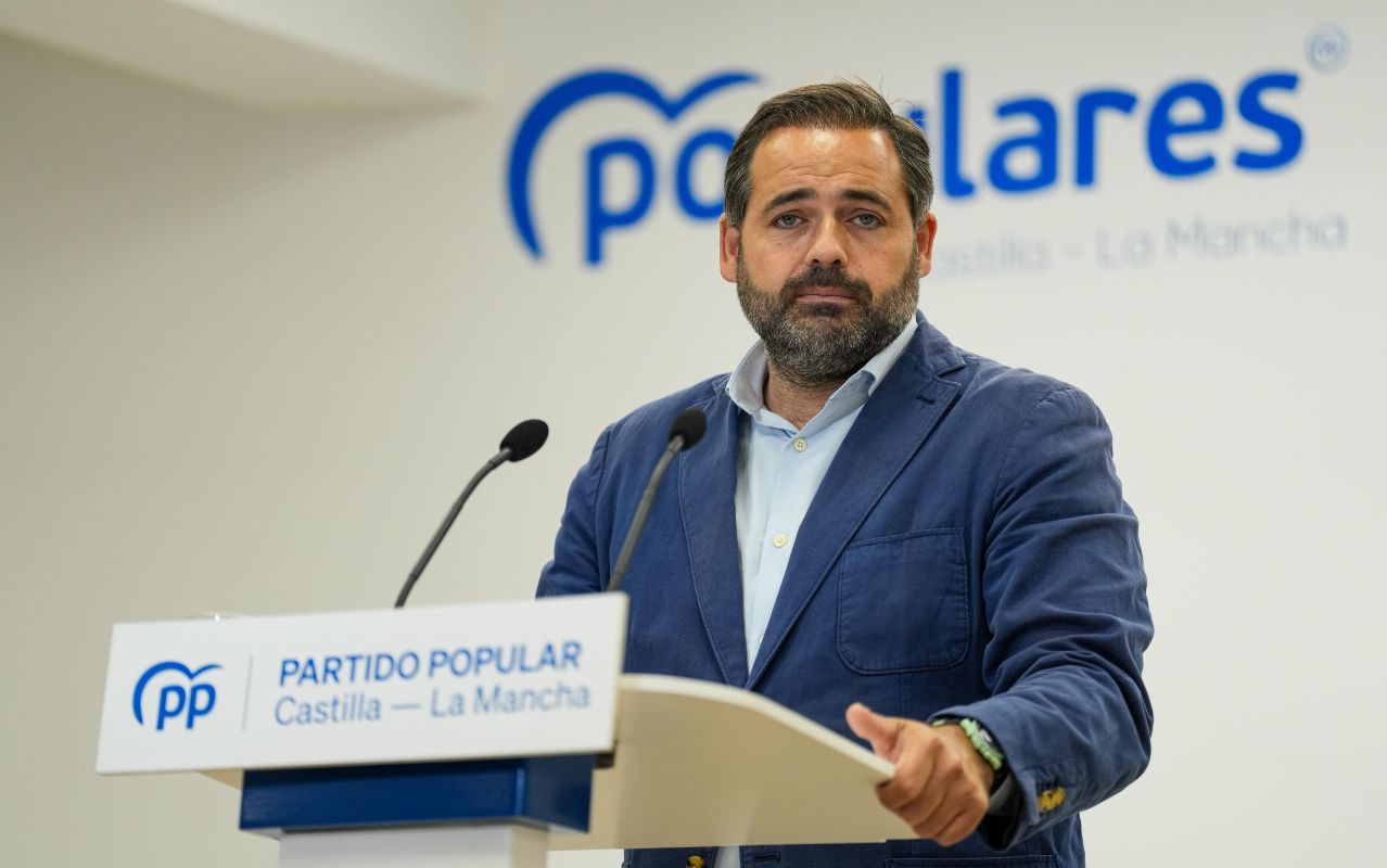 Paco Núñez, en la rueda de prensa que ha dado en Toledo.
