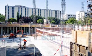 Imagen de archivo de construcción de viviendas en Toledo.