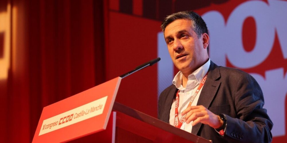 Javier Ortega, secretario regional de CCOO (foto de archivo).