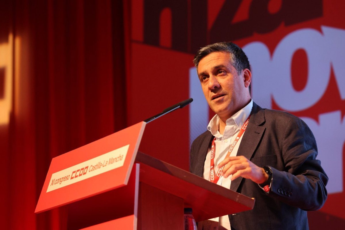 Javier Ortega, secretario regional de CCOO (foto de archivo).