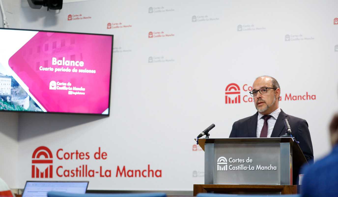 El presidente de las Cortes de Castilla-La Mancha, Pablo Bellido.