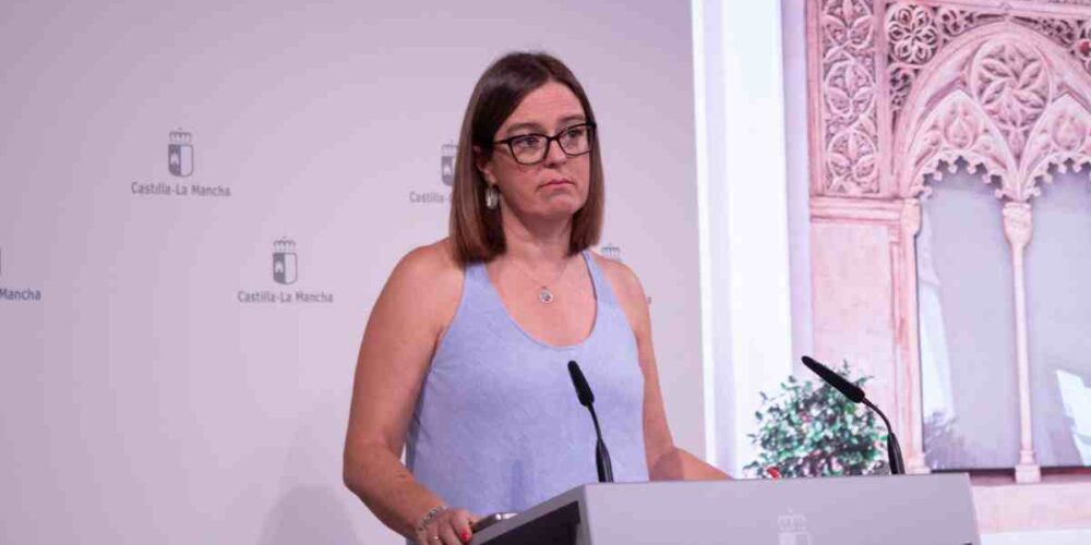 La consejera portavoz del Gobierno de Castilla-La Mancha, Esther Padilla.