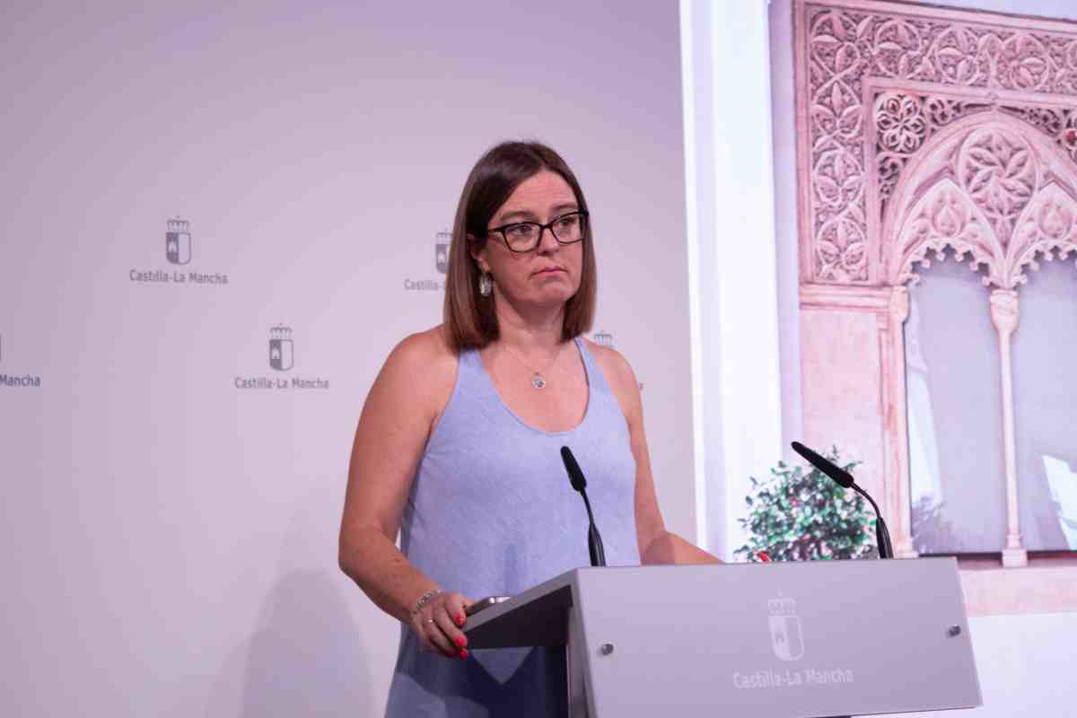 La consejera portavoz del Gobierno de Castilla-La Mancha, Esther Padilla.