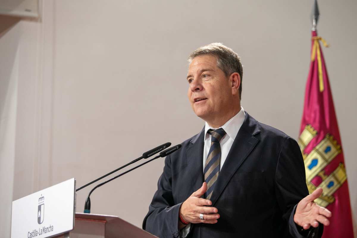El presidente de Castilla-La Mancha, Emiliano García-Page.