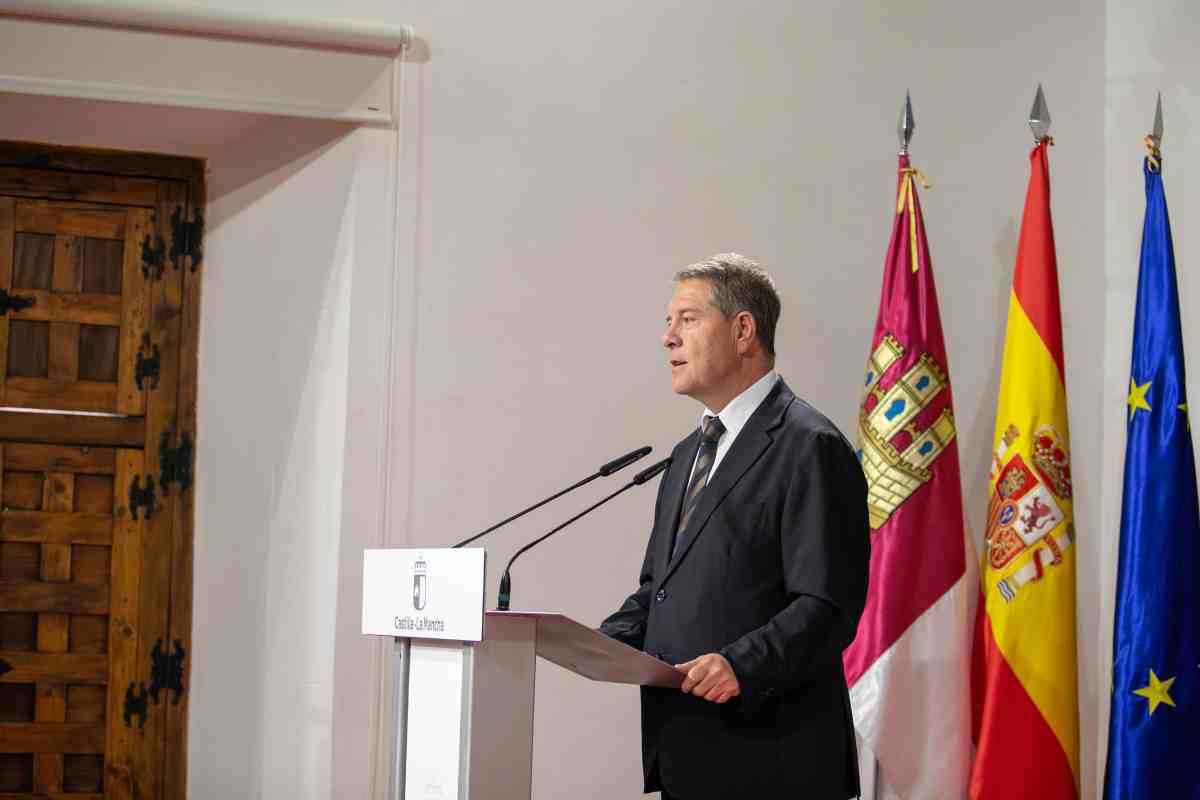 El presidente de Castilla-La Mancha, Emiliano García-Page.