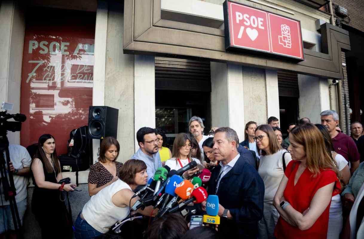 Page, a su llegada al Comité Federal del PSOE. Foto: Eduardo Parra - Europa Press.