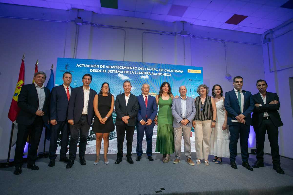 Presentación del proyecto de la Tubería Manchega en el Campo de Calatrava.