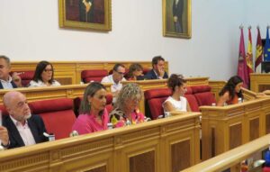 Grupo Municipal Socialista en el pleno del Ayuntamiento.