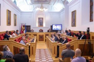 Imagen del pleno municipal.