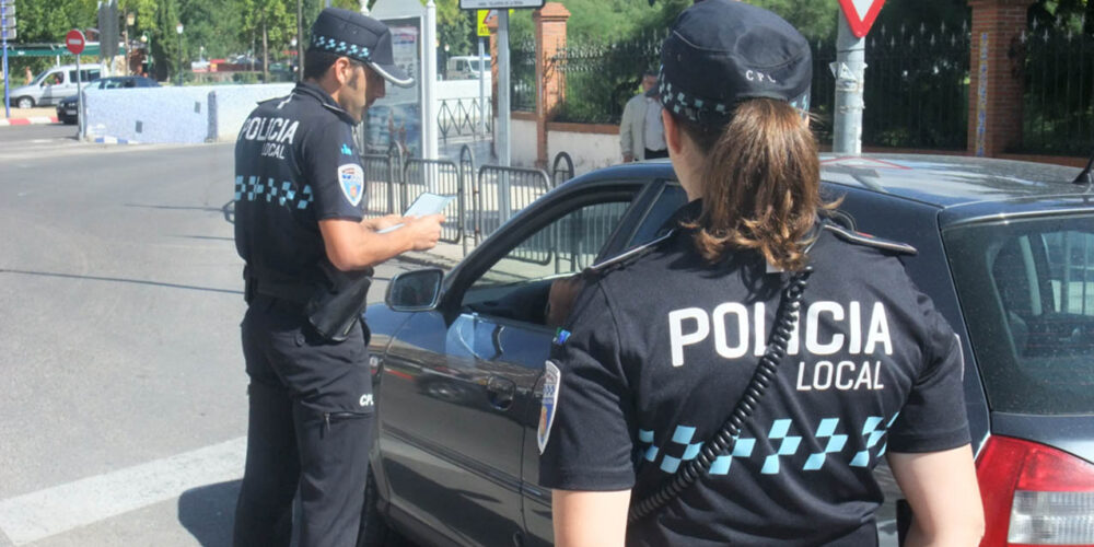 Imagen de archivo de agentes de la Policía Local de Talavera.
