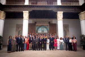 Recibimiento de Page a los premiados de Fedeto