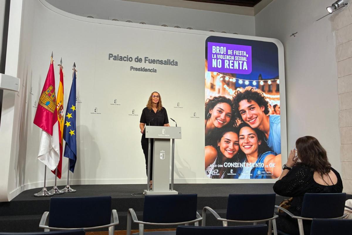 La consejera de Igualdad, Sara Simón. Foto: ENCLM/David Engenios