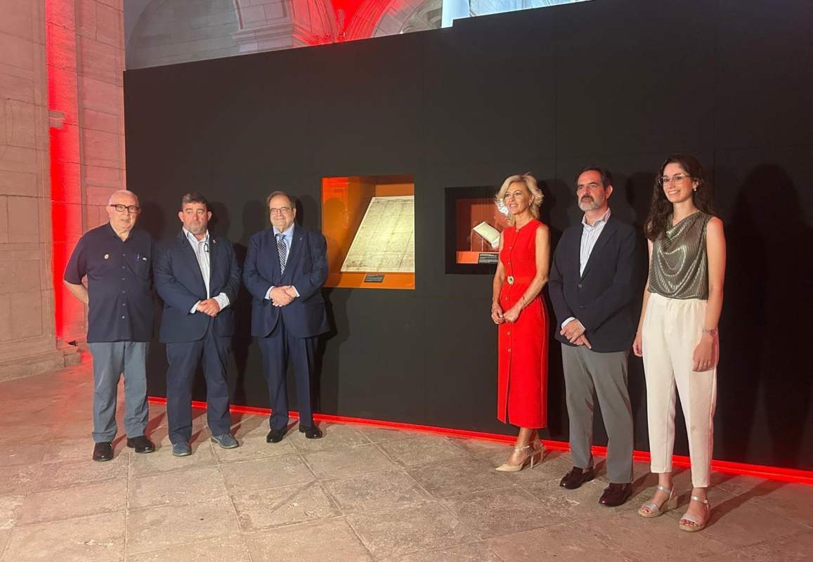 Exposición de la bula fundacional de la Orden de Santiago, en el monasterio de Uclés.