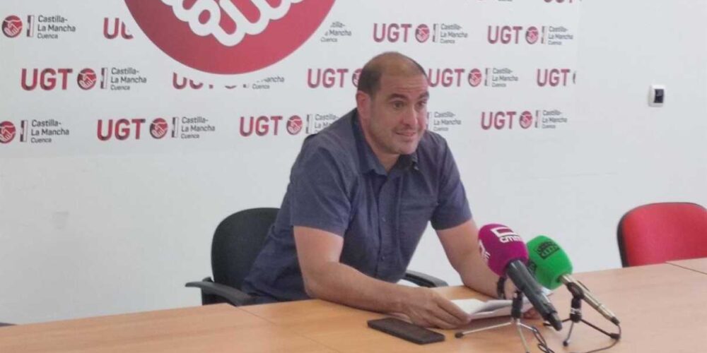 El secretario general de UGT Cuenca, Vicente Martínez.