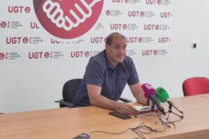 El secretario general de UGT Cuenca, Vicente Martínez.