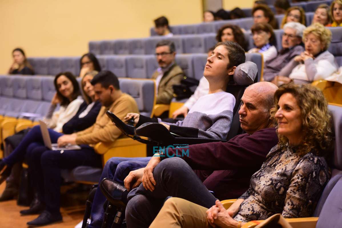 Víctor Cobo, cuando asistió a las III Jornadas Soy Mujer celebradas en Talavera. Foto: Rebeca Arango.