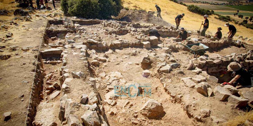 El yacimiento del Cerro del Gollino saca a la luz la vida de los carpetanos en Corral de Almaguer (Toledo). Foto: Rebeca Arango.