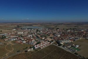 Imagen aérea de Pozuelo de Calatrava