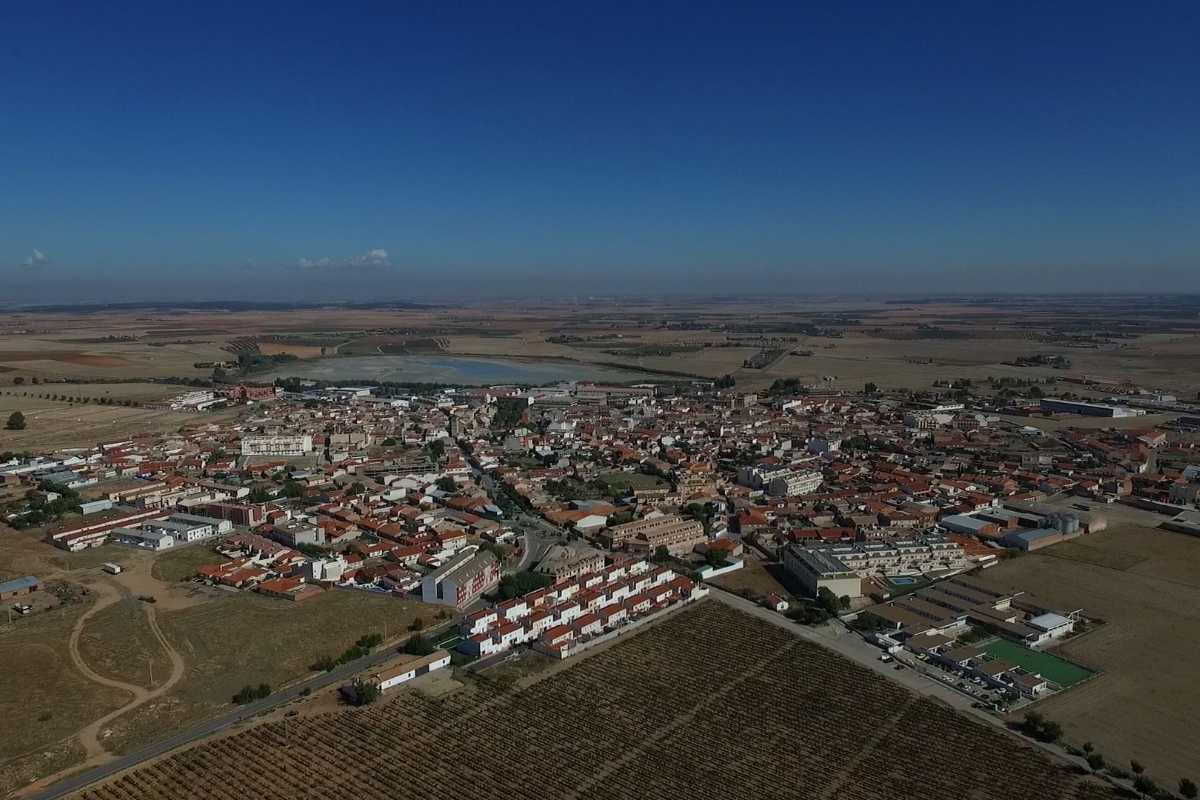 Imagen aérea de Pozuelo de Calatrava