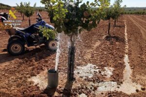 Imagen de archivo de una extracción ilegal de agua