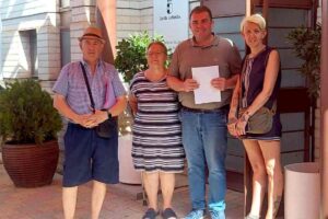 Los concejales del PSOE en el Ayuntamiento de Las Labores