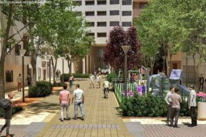 Render de cómo debería quedar el Pasaje de La Pandorga tras las obras